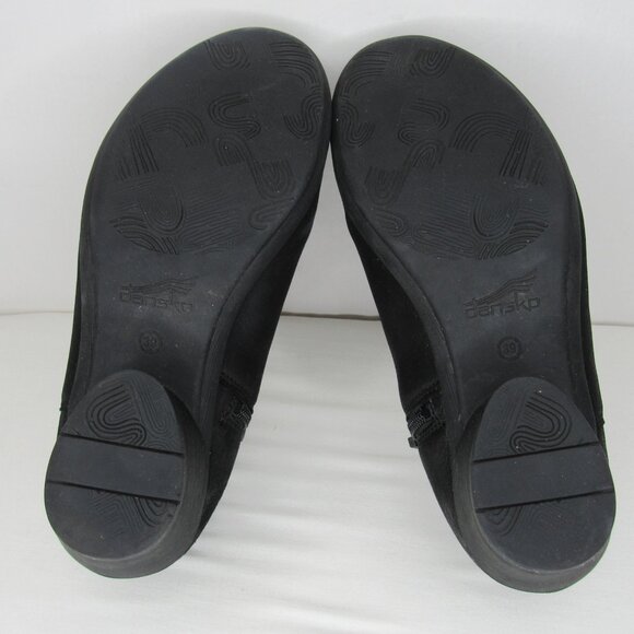Dansko Black Leather RAINA Bootie Women's 39 8.5 9 - Picture 7 of 9